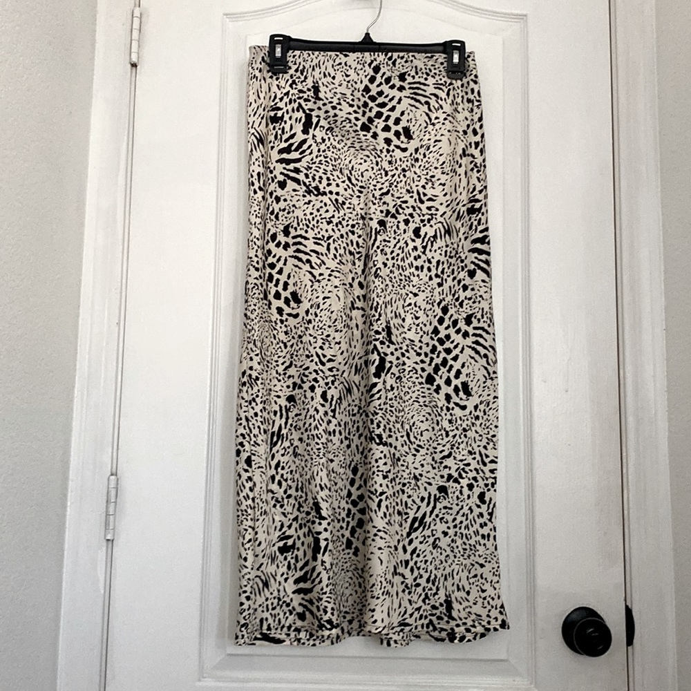 Animal print skirt